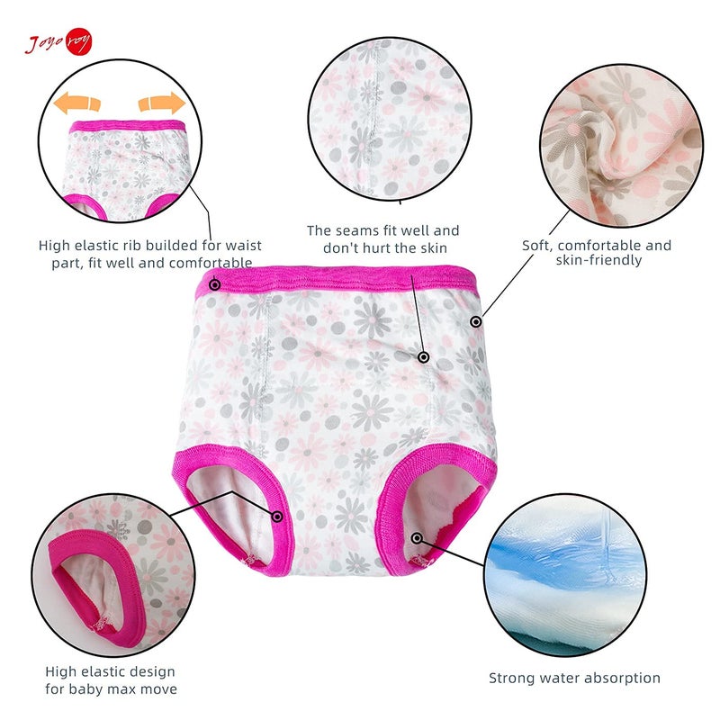 Joyo roy Toddler Girl Underwear 2T Underwear Girls Toddler Training Underwear Girls 2T Toddler Panties 2T-3T 100% Cotton 2T Girls Underwear Toddler Underwear Girls 2T Toddler Girl Underwear 2T - Image 3